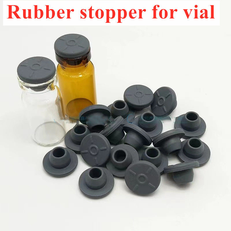 13mm 20mm 28mm Pharmaceutical Grade Silicone Borominated Rubber Stopper for Glass lyophilized Injection Vial