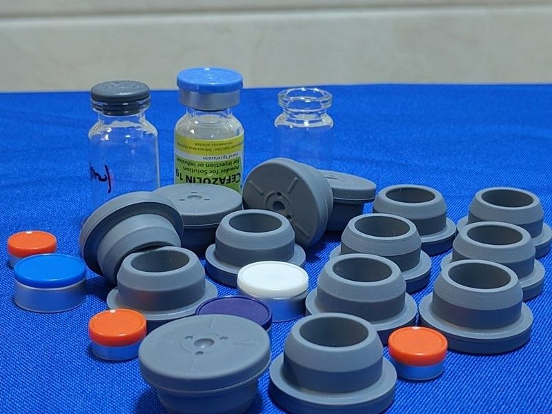 13mm 20mm 28mm 32mm Grey Pharmaceutical Chlorobutyl Butyl Rubber Stopper for Glass Injection Vial Vaccine Bottle