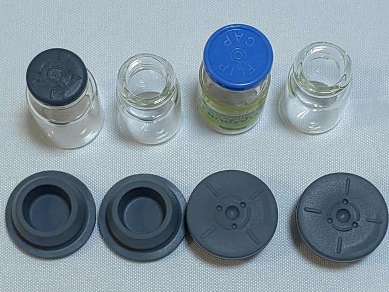 Freeze Dried Glass injectable Vial Glass large volume Infusion Bottle Use Bromobutyl Butyl Chlorobutyl Rubber Stopper