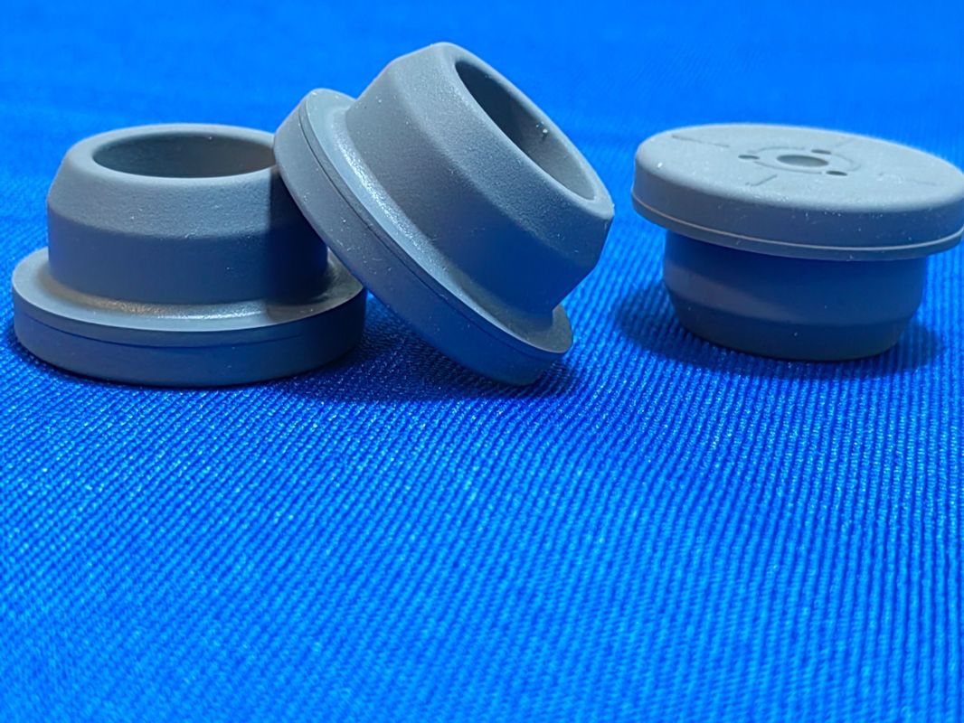 13mm 20mm 28mm Sterile Medical Brominated Rubber Stopper for Glass Injectable vial Antibiotic Bottle