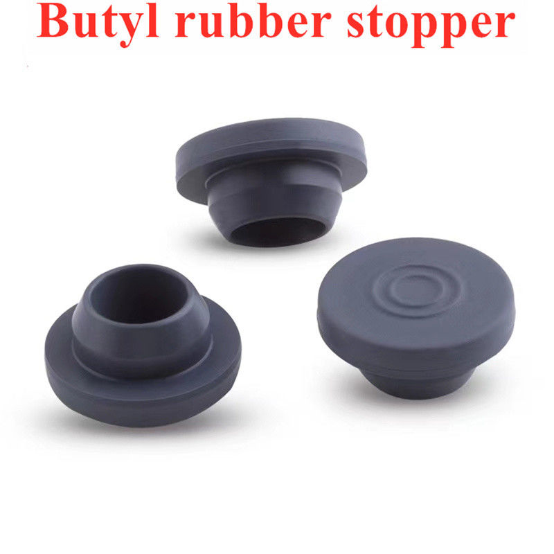 13mm 20mm 28mm Sterile Medical Brominated Rubber Stopper for Glass Injectable vial Antibiotic Bottle
