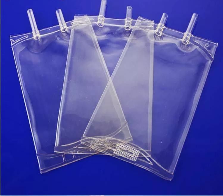 250ml 500ml 1000ml disposable infusion bag Medical PVC Sterile Saline IV Fluid Solution PVC Infusion Bag