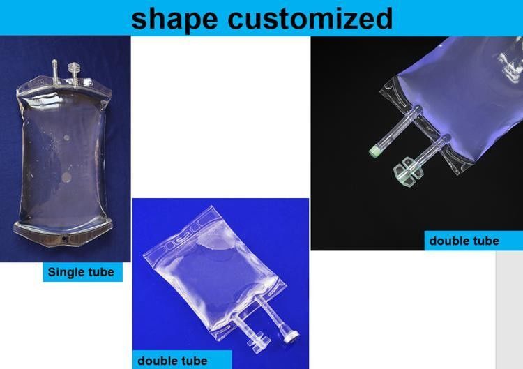 250ml 500ml 1000ml disposable infusion bag Medical PVC Sterile Saline IV Fluid Solution PVC Infusion Bag
