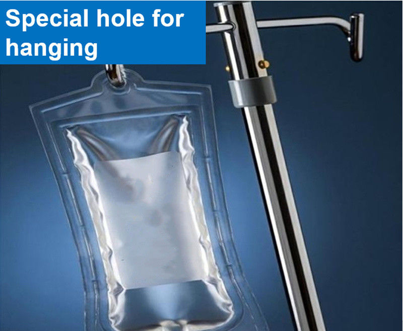 Medical empty PVC Infusion Bag normal Saline Sodium Chloride Drip Bag 100ml 250 Cc 500cc Two Ports IV PVC infusion bag