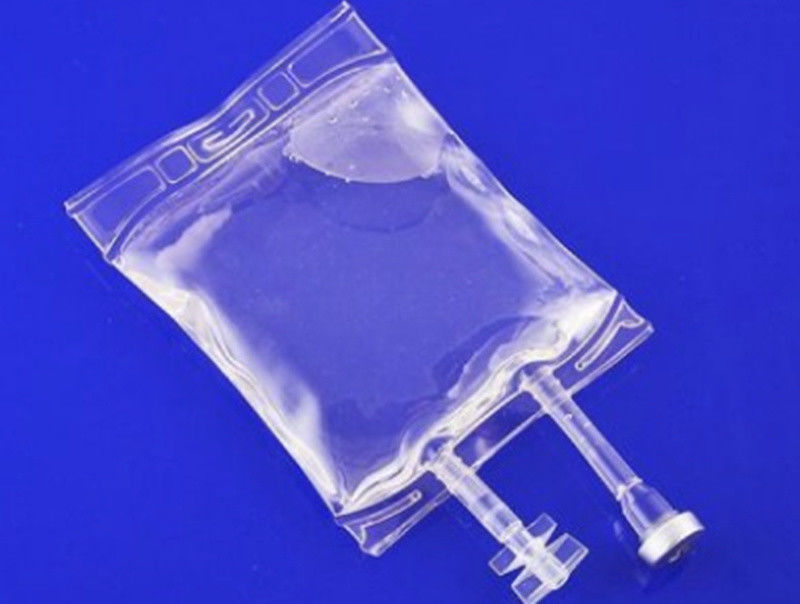 Medical empty PVC Infusion Bag normal Saline Sodium Chloride Drip Bag 100ml 250 Cc 500cc Two Ports IV PVC infusion bag