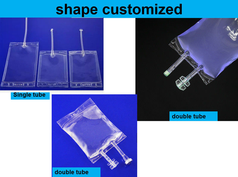 PVC 100ml 250ml disposable infusion bag IV Bag Transparent Medical PVC Empty Infusion Bag for glucose normal saline