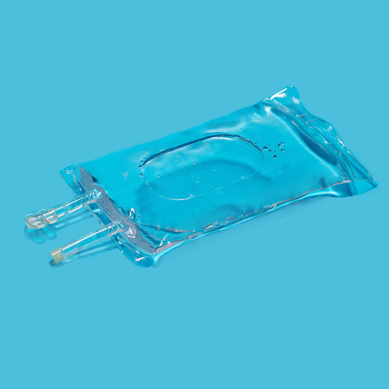 100ml 250ml 500ml Single Port Double Port Medical PVC Empty IV Infusion Bag with Stopper pvc iv fluid bag