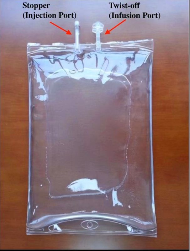 2000ml 3000ml 5000ml Butterfly Dual Port Twist off Transfusion Disposable PVC Infusion Bag for veterinary