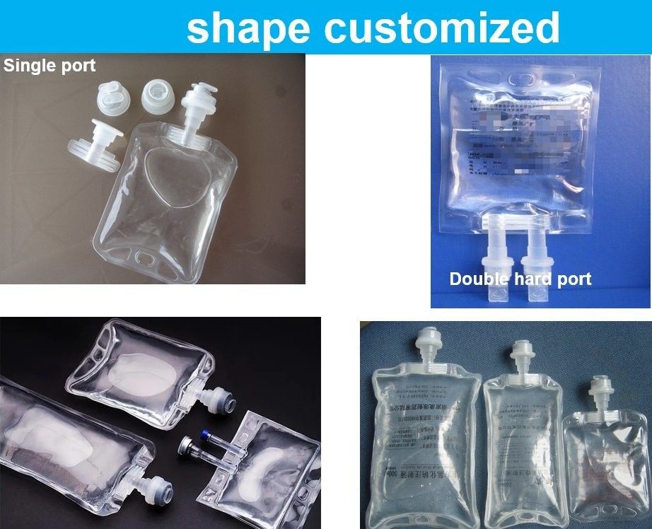 Medical 250ml 500ml medical drip bag Sterile normal Saline Disposable Non-PVC Infusion Bag IV Fluid Solution Bag
