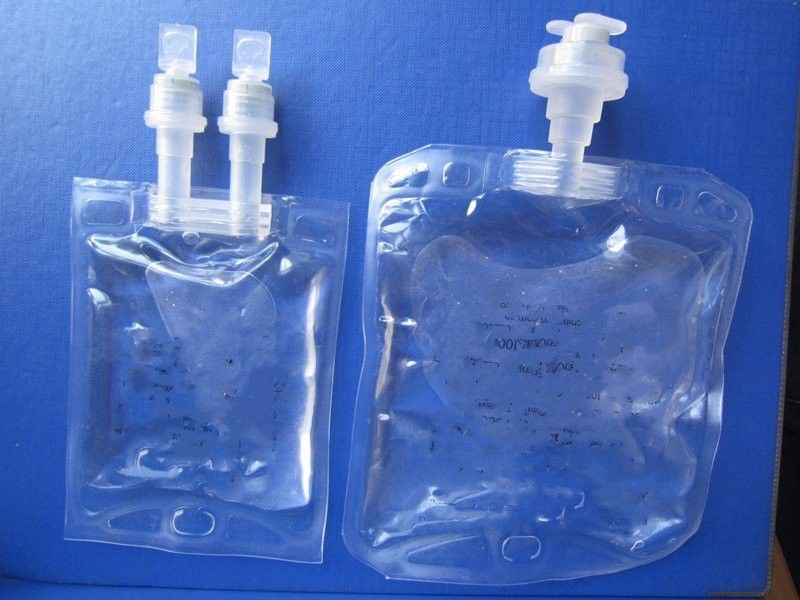 500ml 1000ml Sodium Chloride normal saline Infusion Bag Intravenous Single Port Non-PVC IV Fluid Bag with Euro Cap