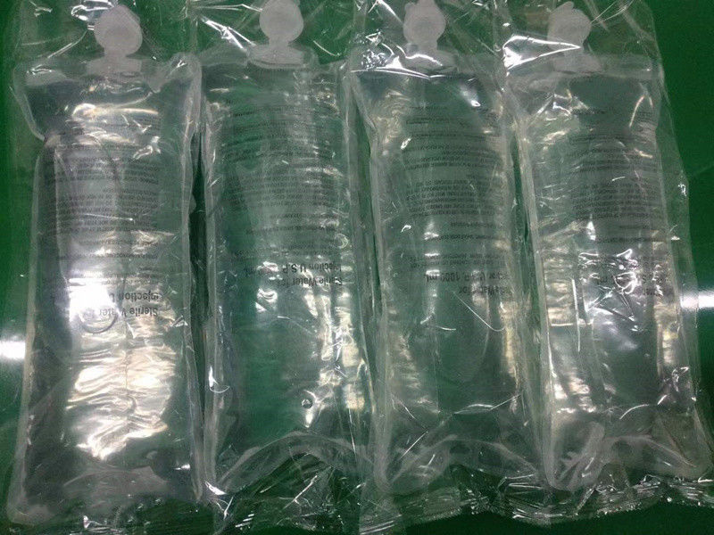 500ml 1000ml Sodium Chloride normal saline Infusion Bag Intravenous Single Port Non-PVC IV Fluid Bag with Euro Cap