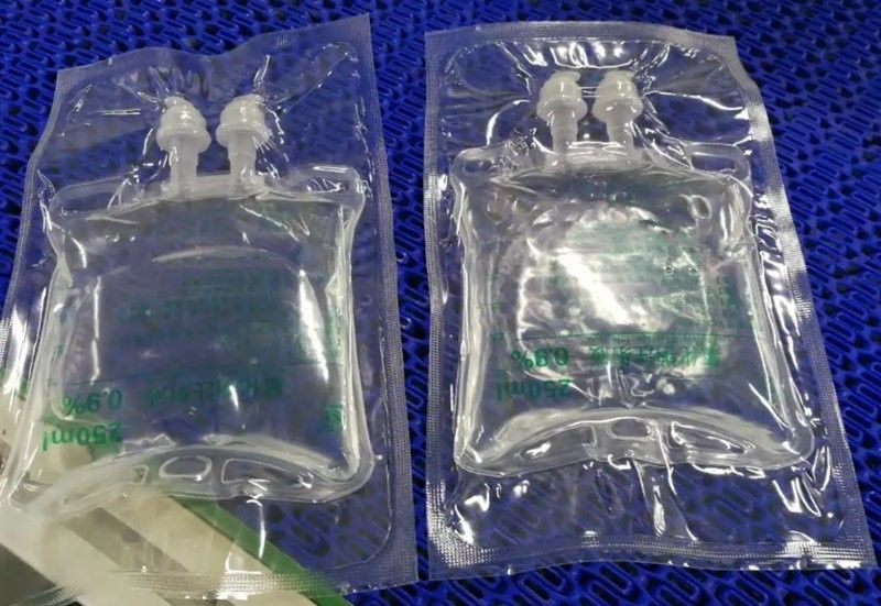 100ml 250ml 500ml Saline Solution Infusion Bag PVC Infusion bag Medical Disposable Pressure IV Non PVC Infusion Bag