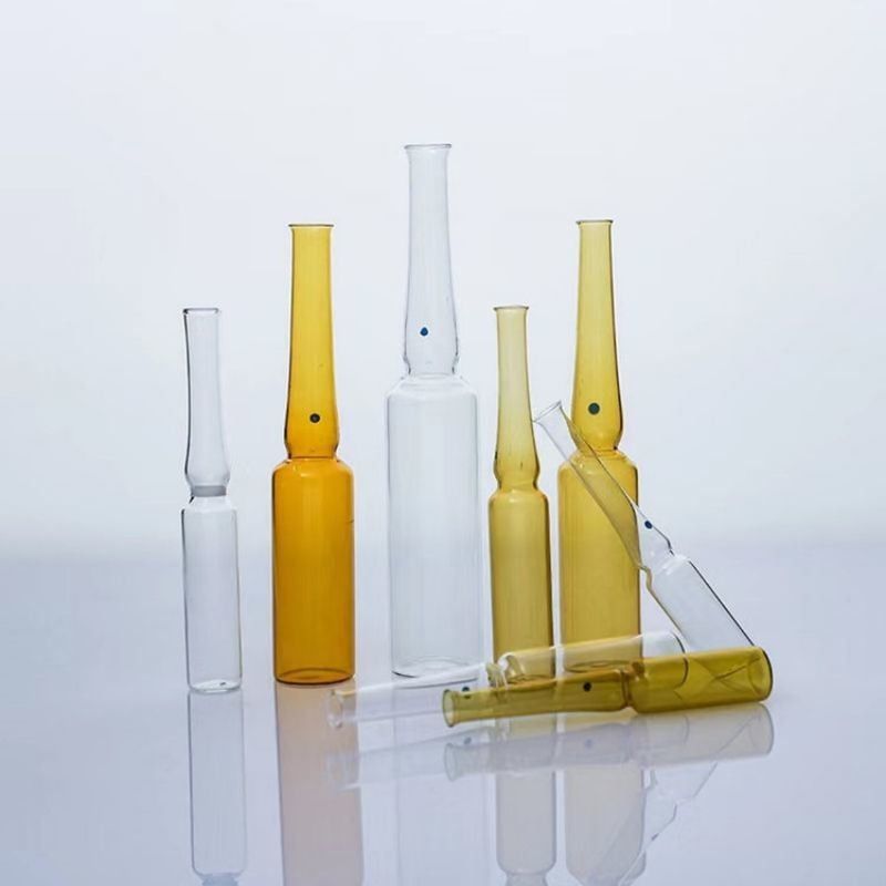 2ml 3ml 5ml 10ml 20ml clear anti aging brightening skincare serum Amber Injection Empty Glass Ampoules for injection