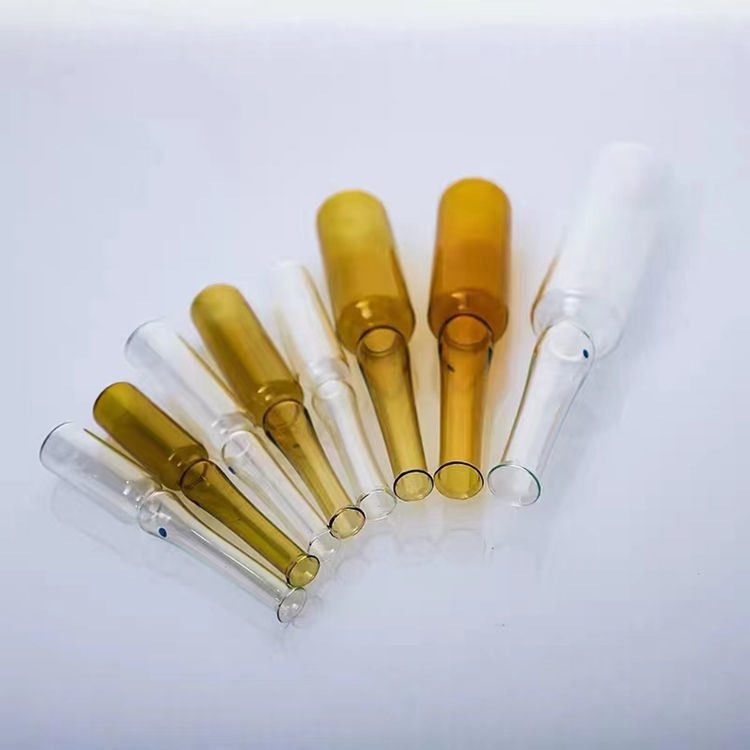1ml 2ml 5ml 10ml 20ml Chinese  and ISO Standard glass Ampoule Disposable Pharmaceutical borosilicate Glass Ampoule