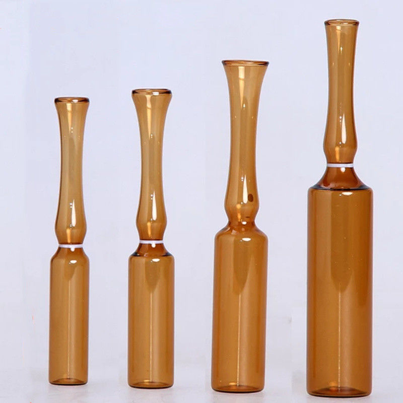 10ml Amber USP standard Glass Ampoules for Antibiotics Transparent Moulded Injection Glass Ampoule Bottles