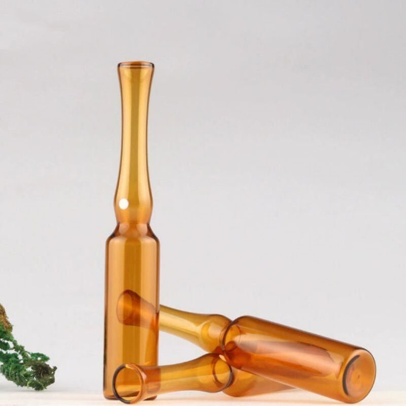 1ml 2ml 5ml 10ml YBB USP empty borosilicate glass ampoules for injection Transparent Amber Glass Ampoule for Pharmac