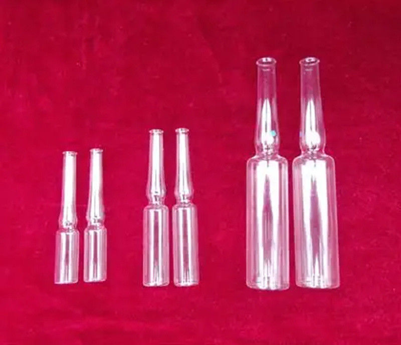 1ml 2ml 5ml 10ml YBB USP empty borosilicate glass ampoules for injection Transparent Amber Glass Ampoule for Pharmac