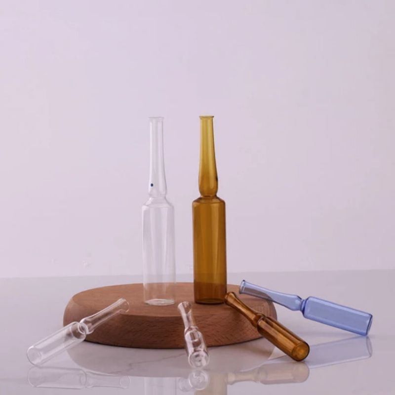 Pharmaceutical 1ml 2ml 5ml 10ml ISO Form A B C D Empty medical Glass Ampoule ISO Standard for Injection Medicine