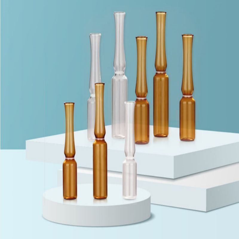 Pharmaceutical 1ml 2ml 5ml 10ml ISO Form A B C D Empty medical Glass Ampoule ISO Standard for Injection Medicine