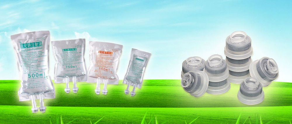 Pharmaceutical Infusion Bottle disposable injection cap Infusion Bag Pull off Euro Cap with Rubber Disc