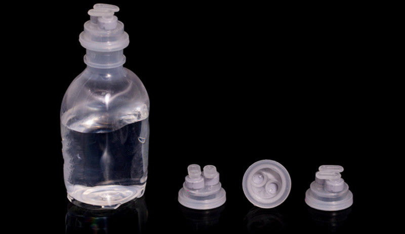 Pharmaceutical Infusion Bottle disposable injection cap Infusion Bag Pull off Euro Cap with Rubber Disc