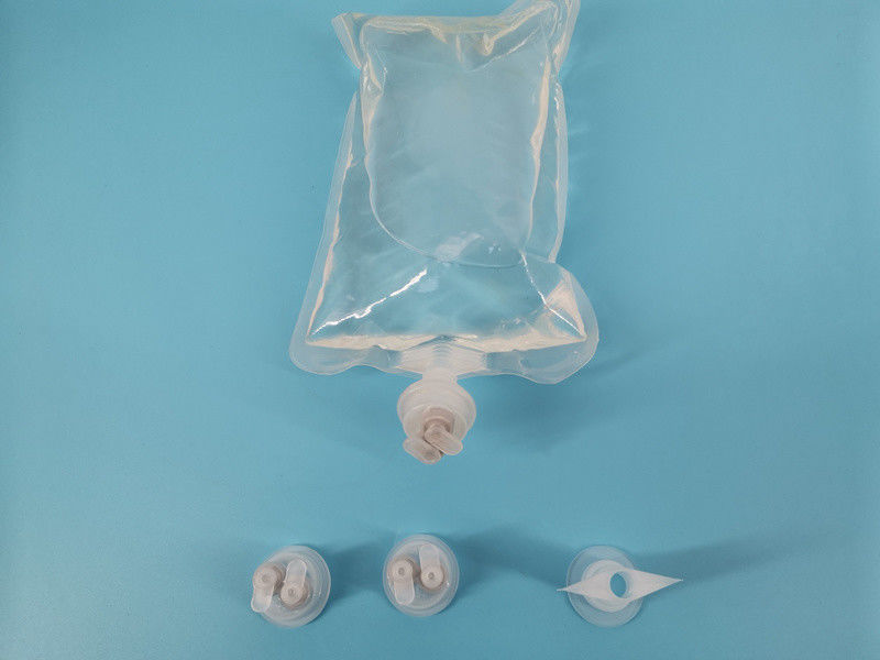 Double Foldable Single Valve Break off Infusion Cap for Lvp PP Infusion Bottle 30mm Euro Cap with Two Head