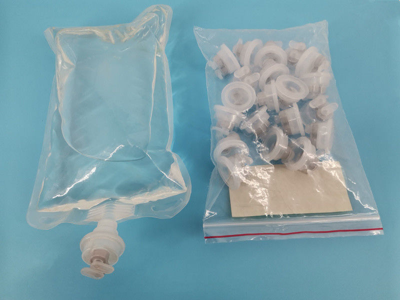 Non PVC BFS Sealing Infusion Cap IV Fluid Bag Pull Off Sealing Euro Cap