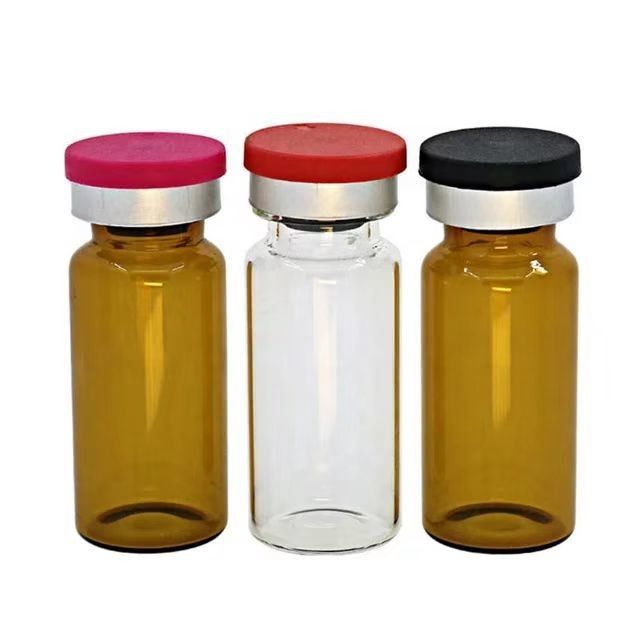 10ml 20ml Clear Amber Soda Lime Clean Washed Sterile Depyrogenated Glass Injection Vials for Antibiotics