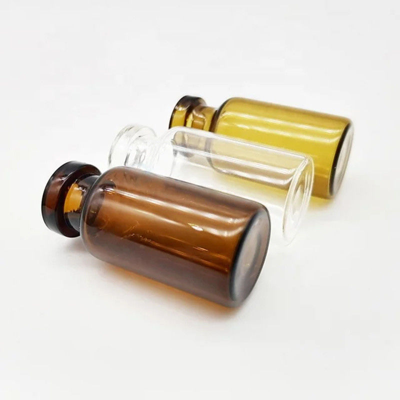 5ml 7ml 10ml 20ml empty Pharmaceutical tiny Amber Clear Injection Tubular borosilicate Glass Vial with Flip off Cap
