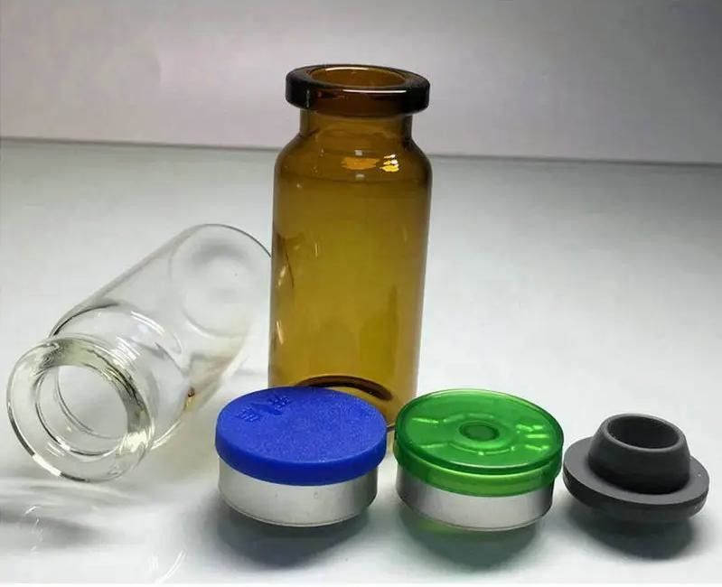 5ml 7ml 10ml Empty Crimp Top vaccacine Glass Vial  Sterile Tubular Clear Amber Medical Injection Glass Vials