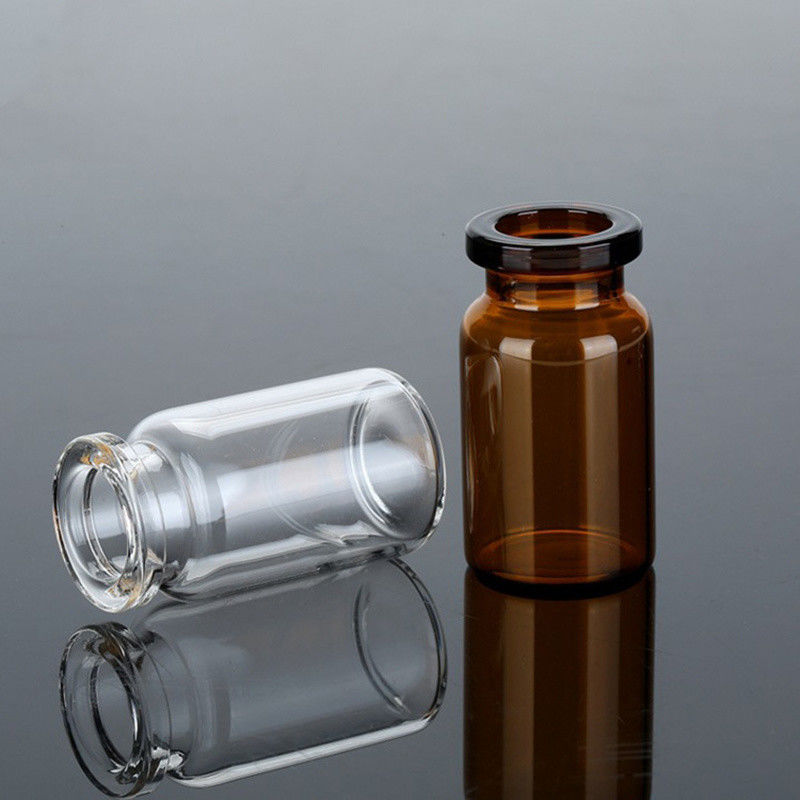 5ml 10ml 20ml Amber Clear Crimp neck Tubular Glass Vial Injectable Bottle for Vaccacine Antibiotics