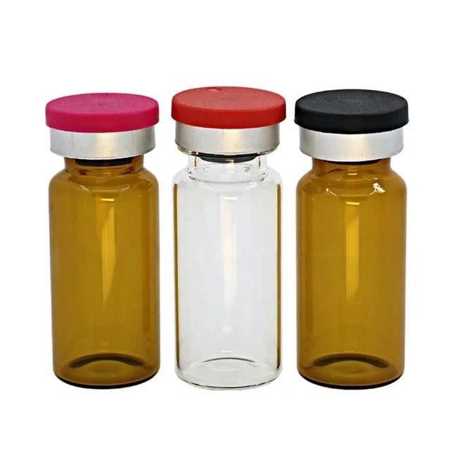 5ml 10ml 20ml Clear Amber vial vaccacine glass bottle Medicine Soda Lime Pharmaceutical Injection Glass Vial Bottle