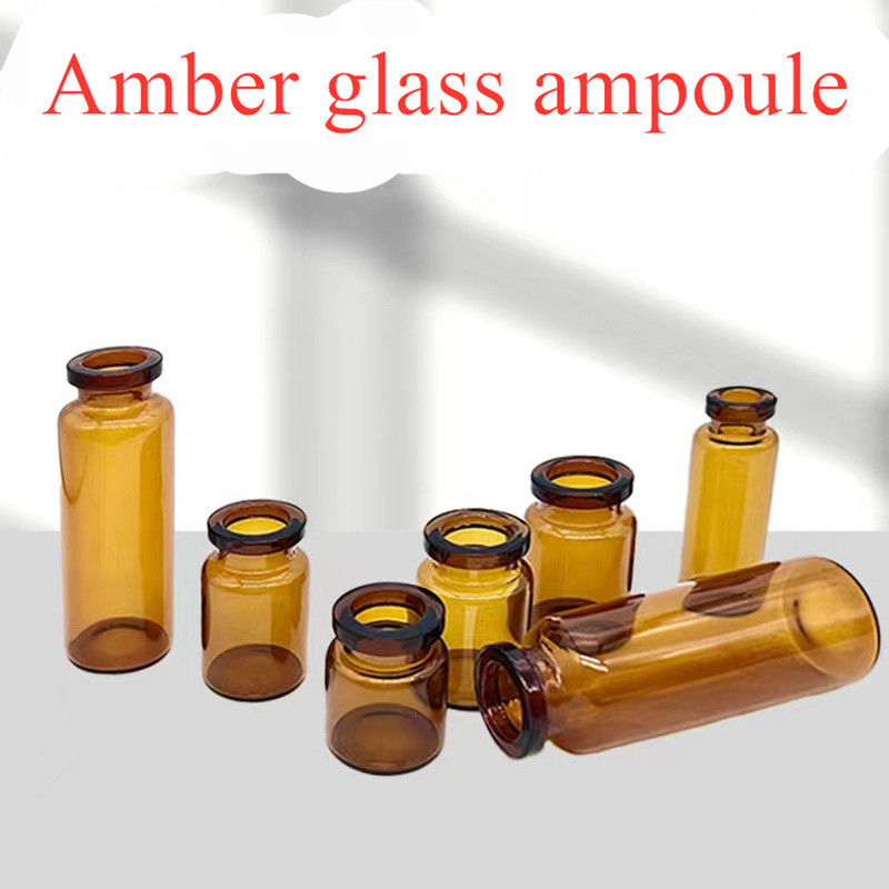 Injection Penicilline Glass vial 5ml 10ml Clear Amber Borosilicate Pharmaceutical Tubular Glass Vials for Injection
