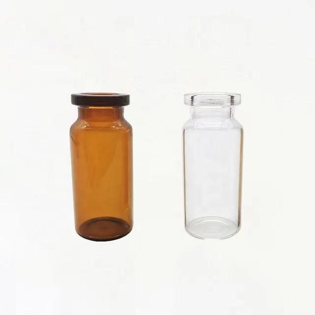 5ml 20ml Pharmaceutical Borosilicate Glass Amber Clear Empty Lyophilizattion Tubular Glass Injection Vial
