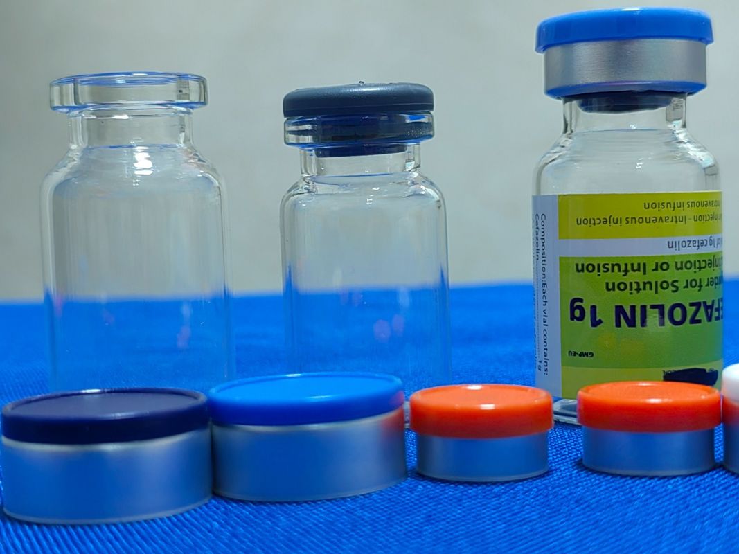 5ml 7ml 10ml 20ml Medicine cosmetic Borosicilate Tubular medical Injection glass Vials with Aluminum Plastic Cap
