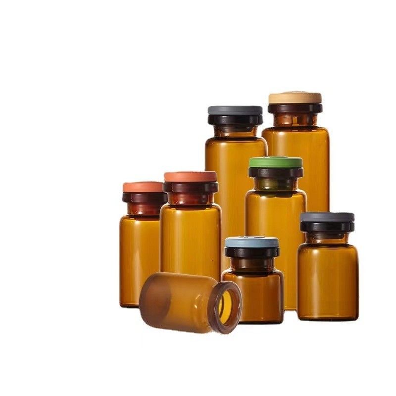7ml 10ml 20ml Transparent Medicine Amber Clear Tubular Sterile Injection Glass Bottle glass Vials for Pharmaceutical