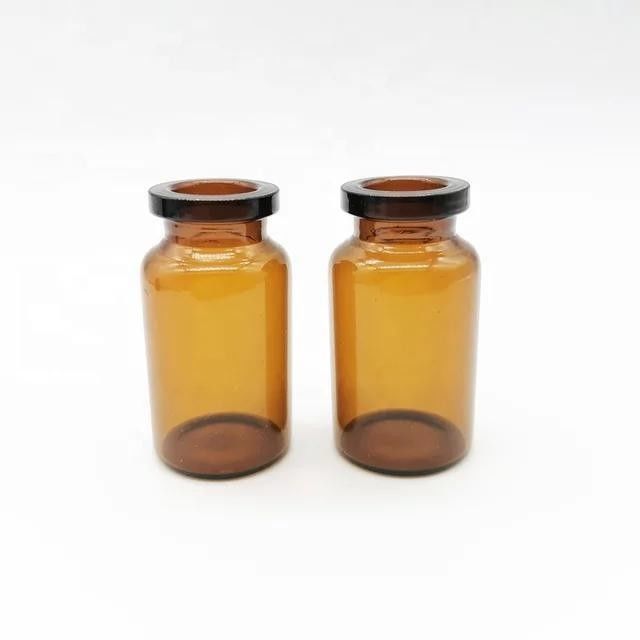 7ml 10ml 20ml Transparent Medicine Amber Clear Tubular Sterile Injection Glass Bottle glass Vials for Pharmaceutical