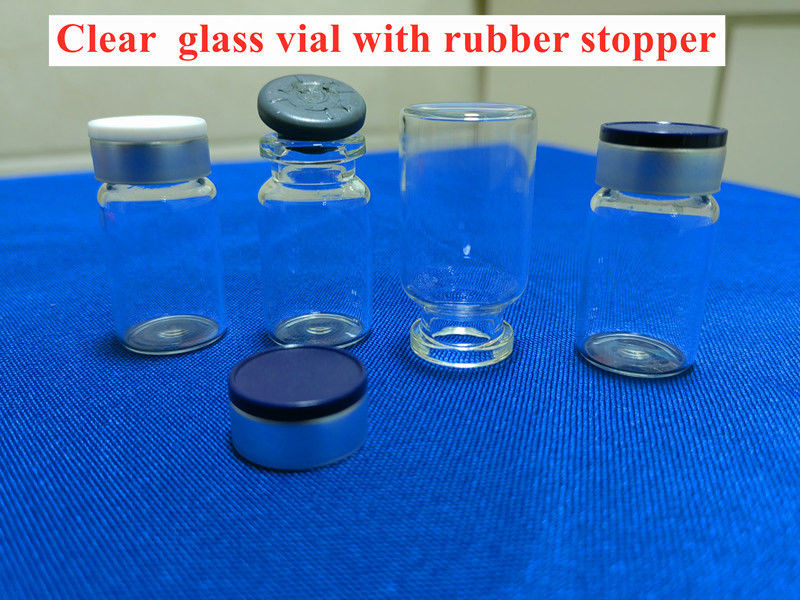 Borosilicate 18mm Clear Glass Vials With Caps USP Type Empty Glass Vial
