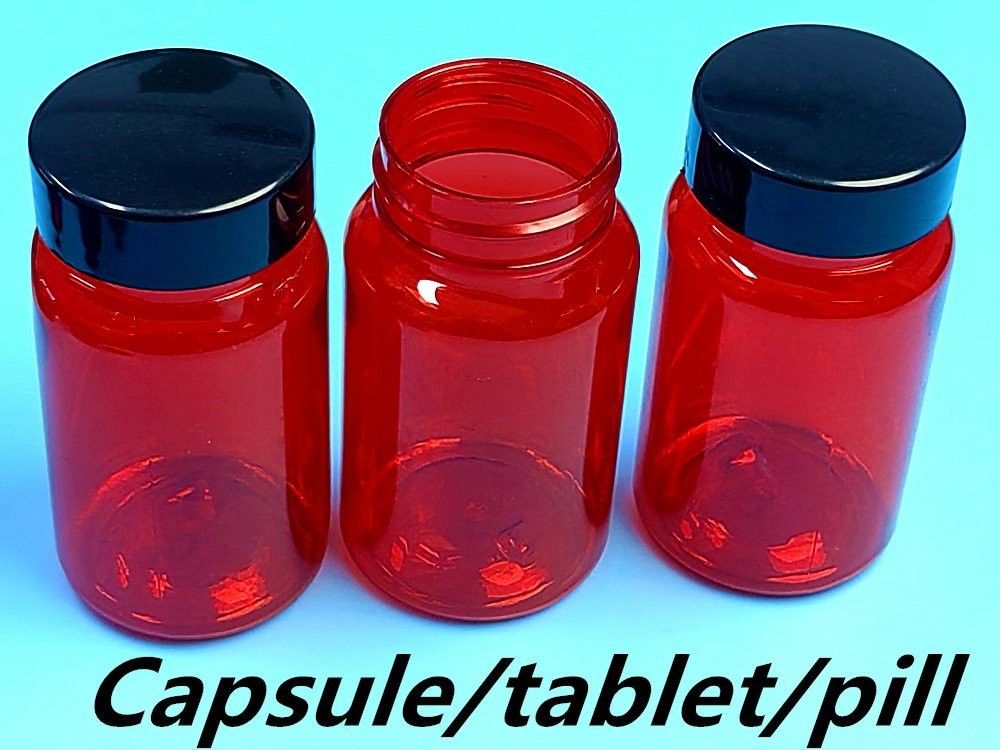 100cc 150cc PET Plastic Capsule Bottle Medicine Pill Vitamin tablet Bottle Container Plastic Pill Capsules Bottle
