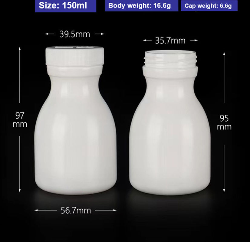 50ml 120ml 150ml white PE Plastic Health Care Medical Bottle Tablet Bottle Child Proof Cap Drug empty Medicine bottle