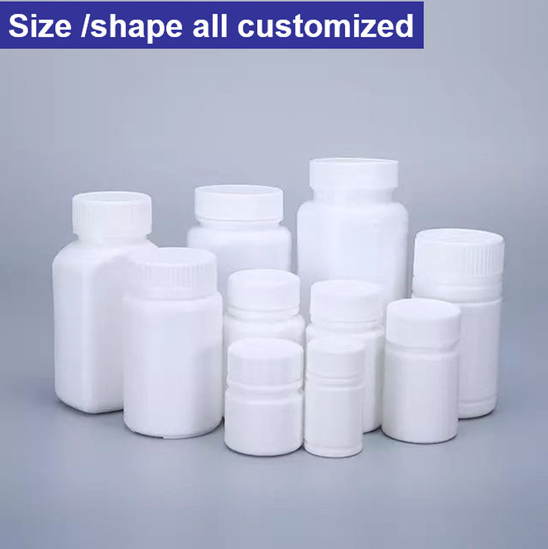 30ml 50ml 100ml White PE Empty Plastic Vitamin Capsule Supplement Healthcare tablet Medicine Capsule Pill Bottles