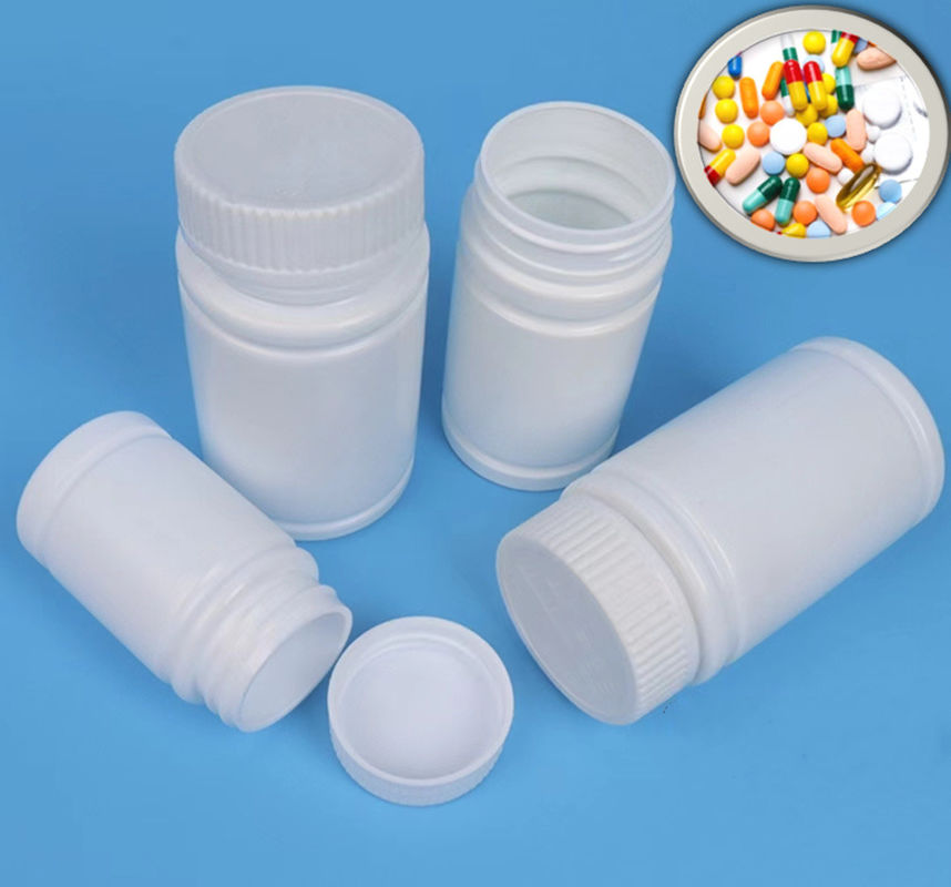 30ml 50ml 100ml White PE Empty Plastic Vitamin Capsule Supplement Healthcare tablet Medicine Capsule Pill Bottles