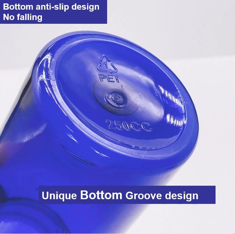 Plastic Vitamin Supplement Bottle PET Capsule Tablet Pill Bottle Blue 100ml 120ml Plastic Container Medicine bottle