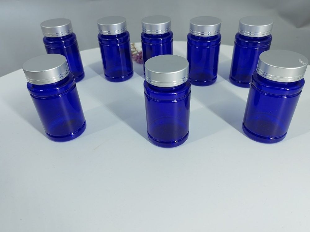 Cod Liver Oil fish oil Plastic capsule medicine Bottle PET 120ml Empty Supplement Vitamin Capsule Pill Plastic Bottle