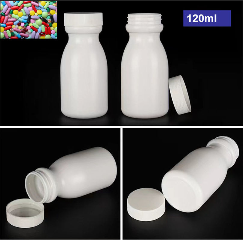 50ml 120ml 150ml Empty White HDPE Pill Container Medicine Vitamin Capsule pill Storage Plastic medicine Bottle HDPE M