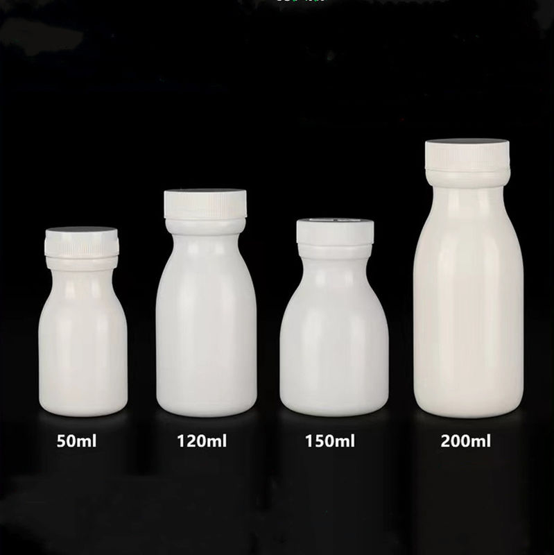 50ml 120ml 150ml Empty White HDPE Pill Container Medicine Vitamin Capsule pill Storage Plastic medicine Bottle HDPE M