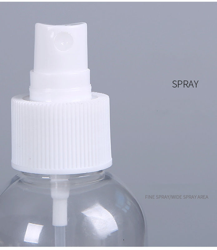 60ML 100ML Round Shape Small PET Plastic Spray Bottle l 50ml cosmetic PET clear Hand Wash Sanitizer spray bottle