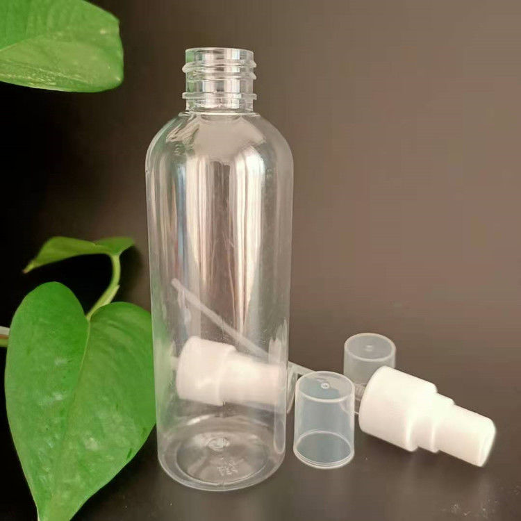 30ml 60ml 100ml refillable alcohol clear transparent Empty Plastic Spray Bottles PET Spray Bottle With Fine Mist Sprayer