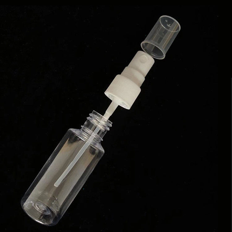 Refilled empty white clear Cheap Empty transparent 1 oz 50ml 100ml 120ml cosmetic PET plastic mist spray bottles