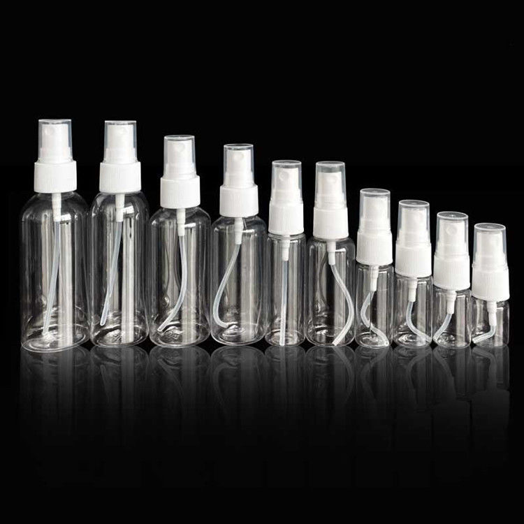 60ml 120ml 355ml blue Plastic Hand Sanitizer Skincare Shampoo Spray Bottle PET Cosmetic clear Plastic sprayer Bottles